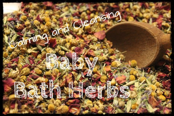 baby bath herbs