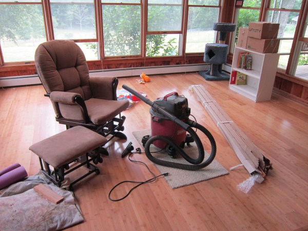 Lots of unpacking and cleaning.  I think I'm getting closer...?