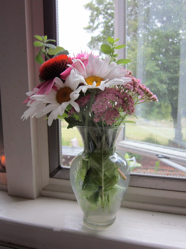 First floral arrangement.