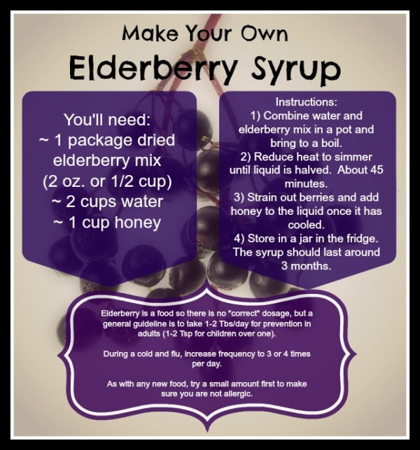 Elderberry syrup